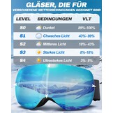 Skibril Blauw Uniseks Volwassenen - 59% Korting