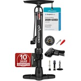 Voetpomp met Manometer & 58% Korting | Dubbelcilinder | Fietsbanden, Ballen, Matrassen