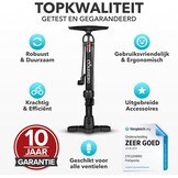 Voetpomp met Manometer & 58% Korting | Dubbelcilinder | Fietsbanden, Ballen, Matrassen