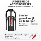Voetpomp met Manometer & 58% Korting | Dubbelcilinder | Fietsbanden, Ballen, Matrassen