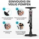 Voetpomp met Manometer & 58% Korting | Dubbelcilinder | Fietsbanden, Ballen, Matrassen