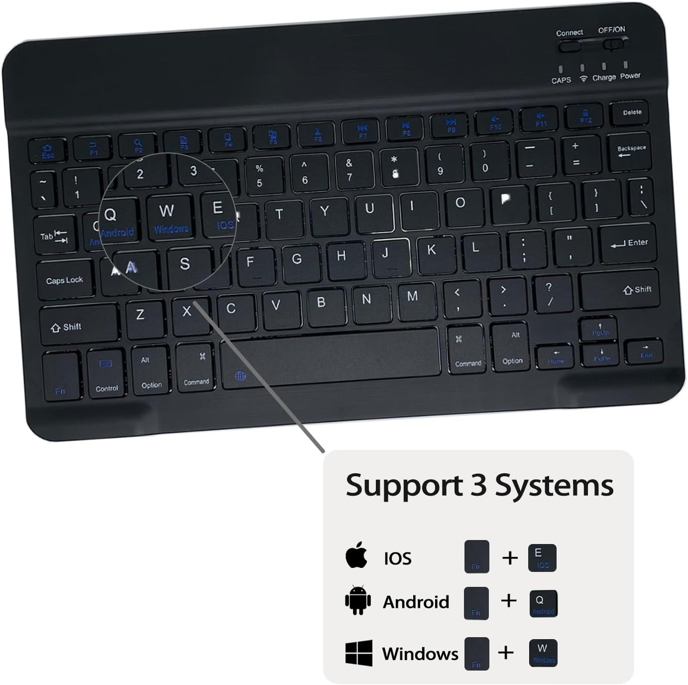 Toetsenbordhoes Zwart voor Samsung Galaxy Tab A7 10.4" met 55% Korting