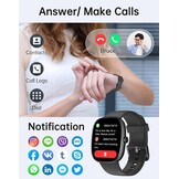 HUAKUA Smart Watch for Women Men Answer/Call Do, Fitness Watch with Heart Rate SpO2 Monitor Sleep Monitor Step Counter, Multi Sport Fitness Tracker Watches for Women Smartwatches