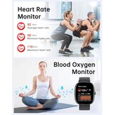 HUAKUA Smart Watch for Women Men Answer/Call Do, Fitness Watch with Heart Rate SpO2 Monitor Sleep Monitor Step Counter, Multi Sport Fitness Tracker Watches for Women Smartwatches