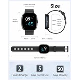 HUAKUA Smart Watch for Women Men Answer/Call Do, Fitness Watch with Heart Rate SpO2 Monitor Sleep Monitor Step Counter, Multi Sport Fitness Tracker Watches for Women Smartwatches