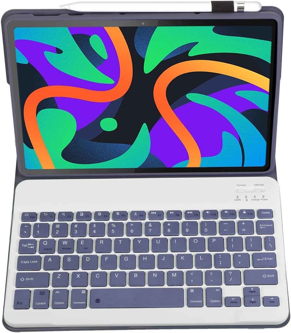 Toetsenbordhoes voor Lenovo Tab M11/K11/Idea Tab 11",violet | Idea Tab 11" TB336FU/TB330FU Hoesje met toetsenbord magnetisch afneembaar draadloos stand QWERTY