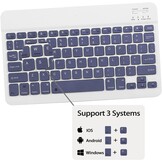 Toetsenbordhoes voor Lenovo Tab M11/K11/Idea Tab 11",violet | Idea Tab 11" TB336FU/TB330FU Hoesje met toetsenbord magnetisch afneembaar draadloos stand QWERTY