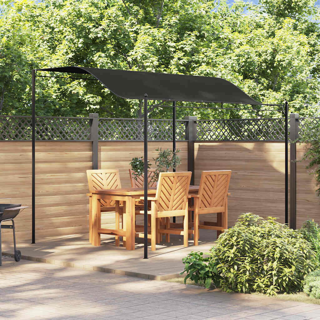 vidaXL Zonneluifel 3x2,4 m antraciet
