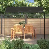 vidaXL Zonneluifel 3x2,4 m antraciet