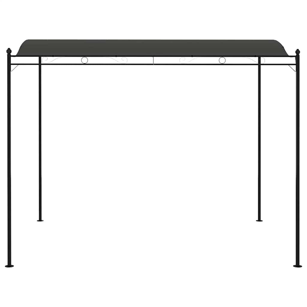 vidaXL Zonneluifel 3x2,4 m antraciet