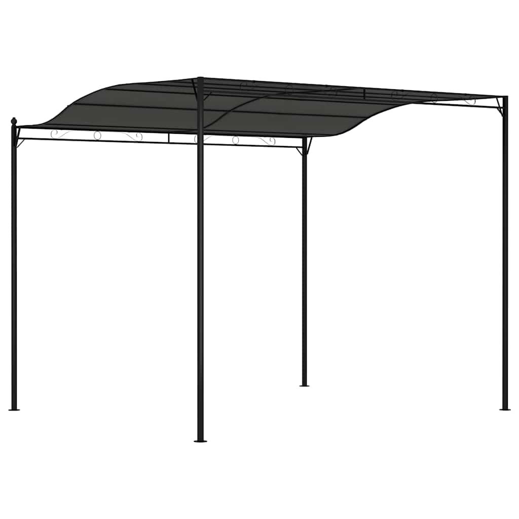 vidaXL Zonneluifel 3x2,4 m antraciet