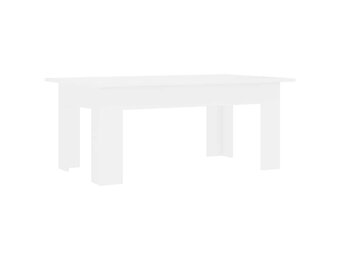 vidaXL Salontafel 100x60x42 cm bewerkt hout wit