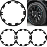 商品名称 Velgbescherming voor Tesla Model Y 20 inch 2017-2024, 4 stuks ABS-velg naafdop velgbescherming afdekking, velgenpatch, bescherming, kras, curb, rashwiel, trim