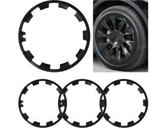 商品名称 Velgbescherming voor Tesla Model Y 20 inch 2017-2024, 4 stuks ABS-velg naafdop velgbescherming afdekking, velgenpatch, bescherming, kras, curb, rashwiel, trim