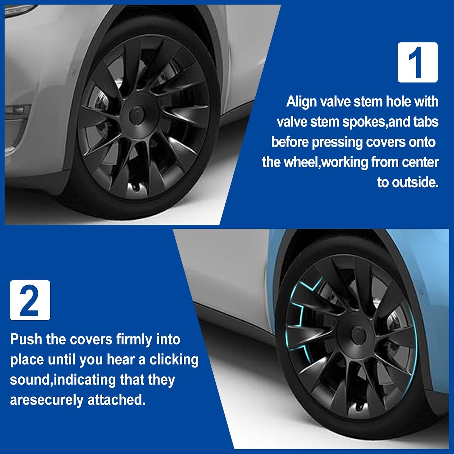 商品名称 Velgbescherming voor Tesla Model Y 20 inch 2017-2024, 4 stuks ABS-velg naafdop velgbescherming afdekking, velgenpatch, bescherming, kras, curb, rashwiel, trim