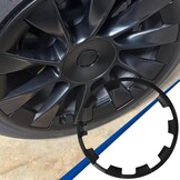商品名称 Velgbescherming voor Tesla Model Y 20 inch 2017-2024, 4 stuks ABS-velg naafdop velgbescherming afdekking, velgenpatch, bescherming, kras, curb, rashwiel, trim