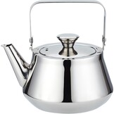 SANQIAHOME 1.2 litre roestvrijstalen theepot met Infuser Een moderne, minimalistische stijl