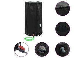 Opvouwbare Watertank met Kraan - 100L PVC (40% Korting)