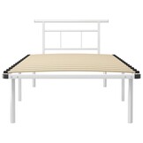 Wit Metalen Bedframe 100x200cm - 34% Korting!