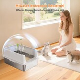 Kattenbak RVS voor Kittens - 18L, Hoge Rand, Lekvrij, Incl. Schep - 33% Korting!