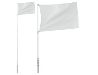 Telescopische Vlaggenmast 5,55m Aluminium - 34% Korting