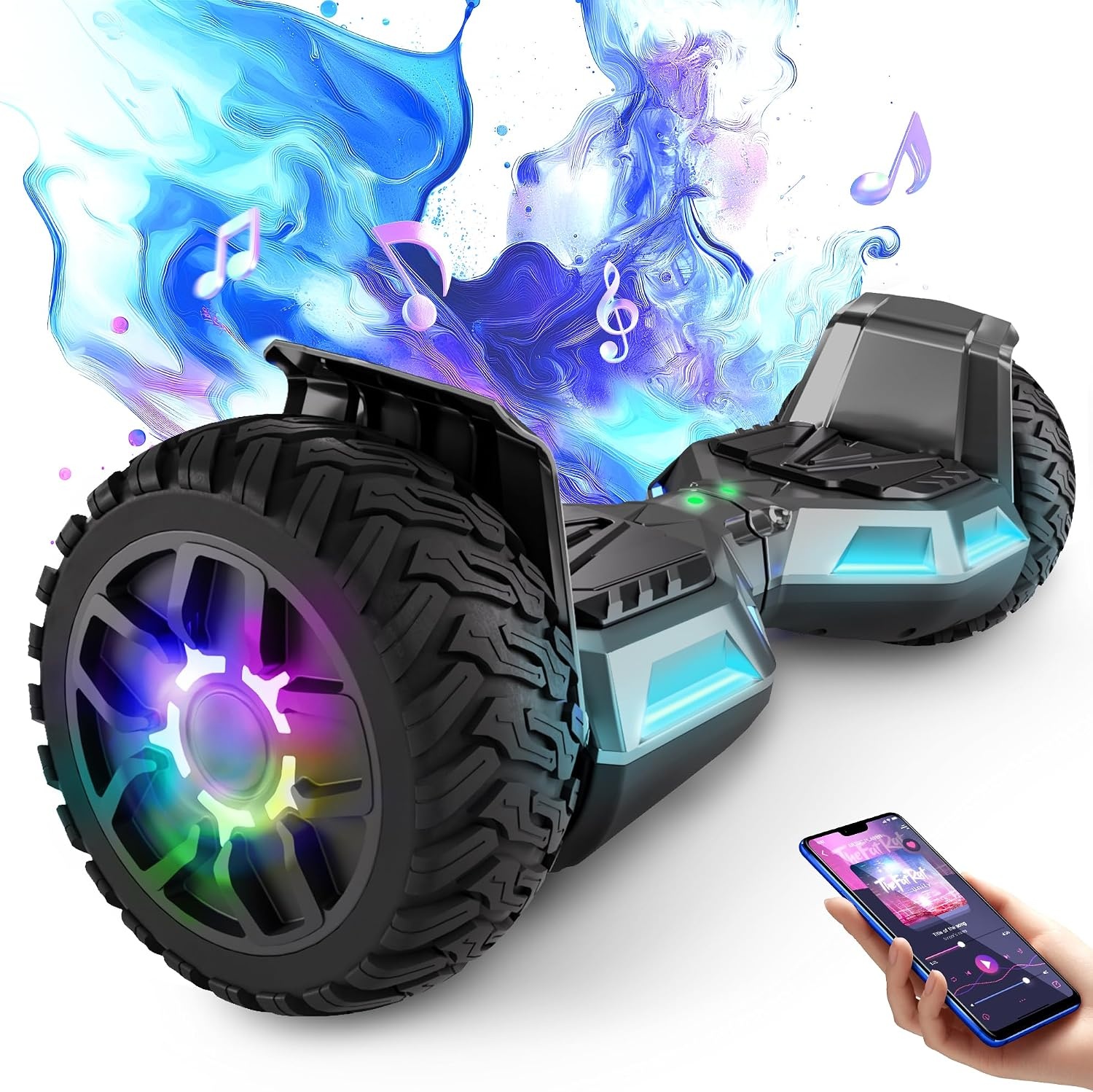 Off-road Hoverboard 8.5" met Bluetooth & LED - 55% Korting
