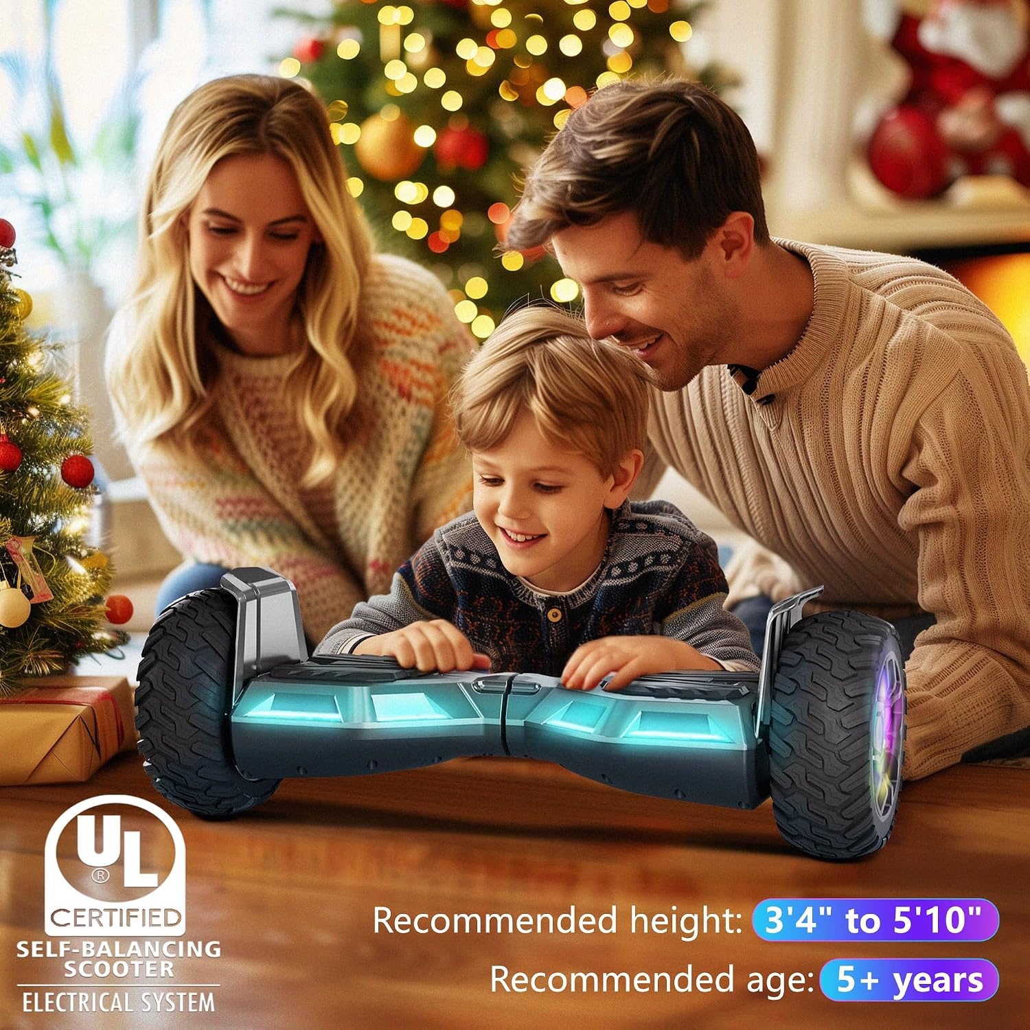 Off-road Hoverboard 8.5" met Bluetooth & LED - 55% Korting