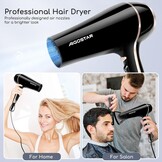 Professionele Haardroger 2400W met 45% Korting - Snel Drogen & Krullen