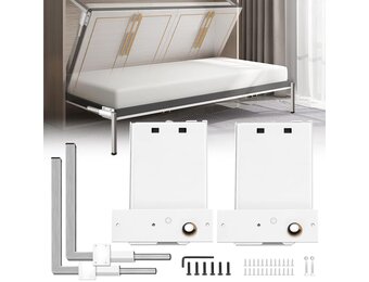 Horizontaal Opklapbed Mechanisme Wit - 250kg - 54% Korting
