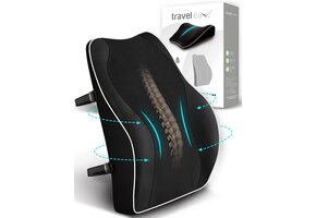 Ergonomisch Lendensteunkussen Zwart - 55% Korting