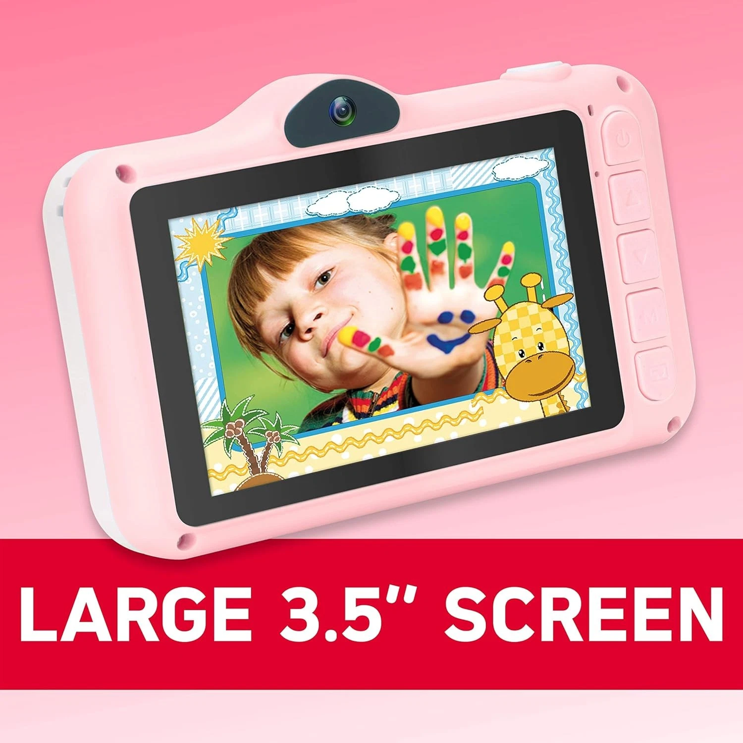 Roze Realikids 2 Digitale Camera voor Kinderen (46% Korting)