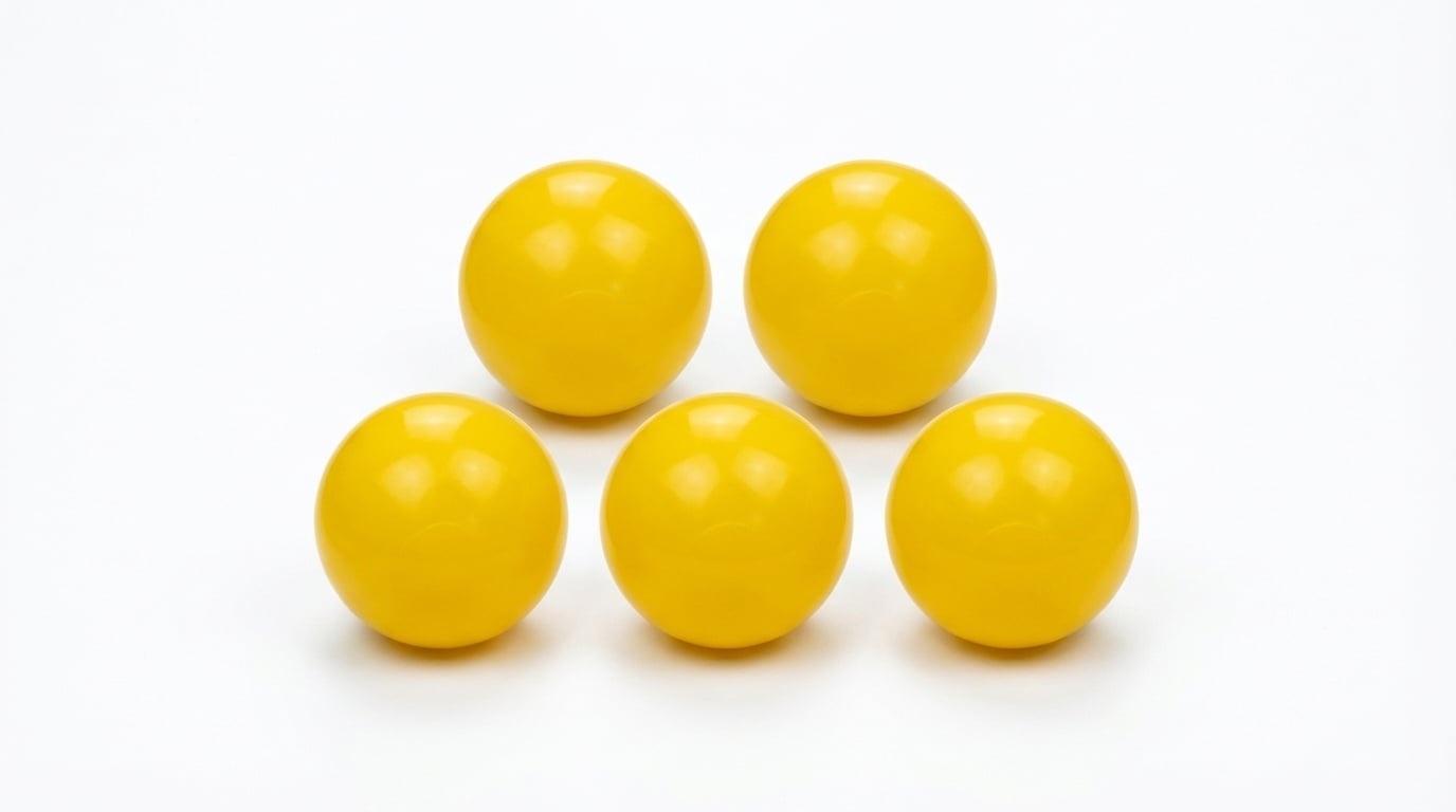 Ballenbak ballen geel 70mm 500 stuks | Oer-Hollandse kwaliteit | 34% korting