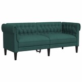 Donkergroene Chesterfield Tweezitsbank - 35% Korting