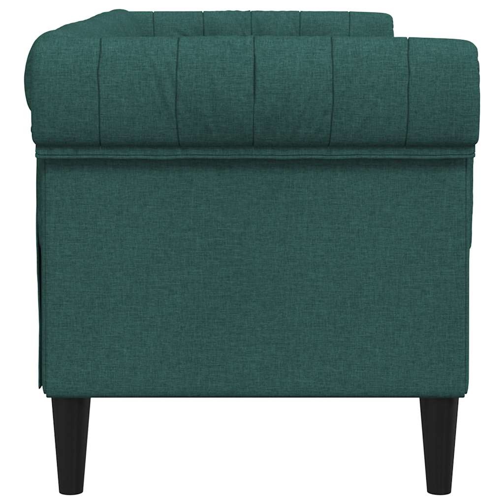 Donkergroene Chesterfield Tweezitsbank - 35% Korting