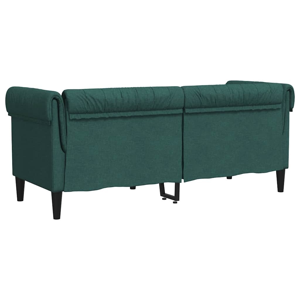 Donkergroene Chesterfield Tweezitsbank - 35% Korting