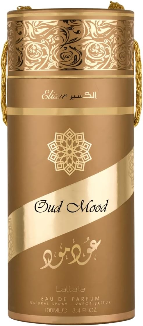 Lattafa Oud Mood Elixir Unisex Eau de Parfum - 100ml - Houtachtig Kruidig Bloemig