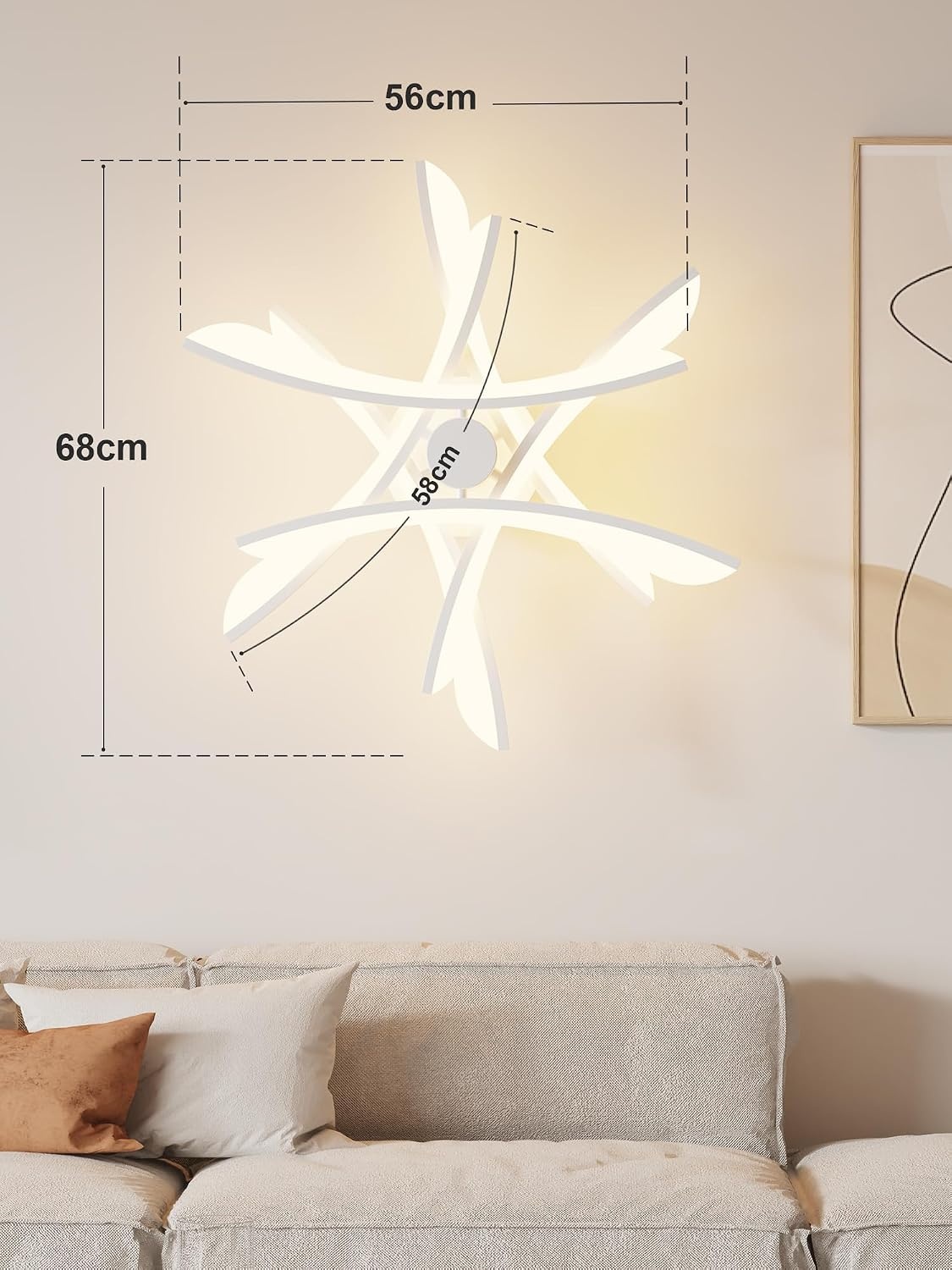 LED Plafondlamp Dimbaar 45W | Woonkamer Slaapkamer | 3000K-6000K