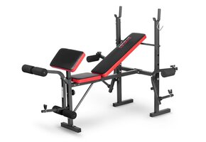 Multifunctionele Halterbank met Arm-/Beentrainer - Opklapbaar - 41% Korting!