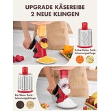 Kaas- en groenterasp met zwengel | 34% Korting