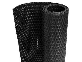 vidaXL Balkonscherm Poly Rattan Zwart - 600x80cm - 34% Korting