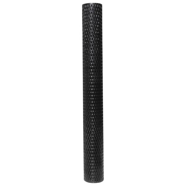 vidaXL Balkonscherm Poly Rattan Zwart - 600x80cm - 34% Korting