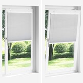 Plissé rolgordijn Polyester Zwart 100x150 cm - 56% Korting!