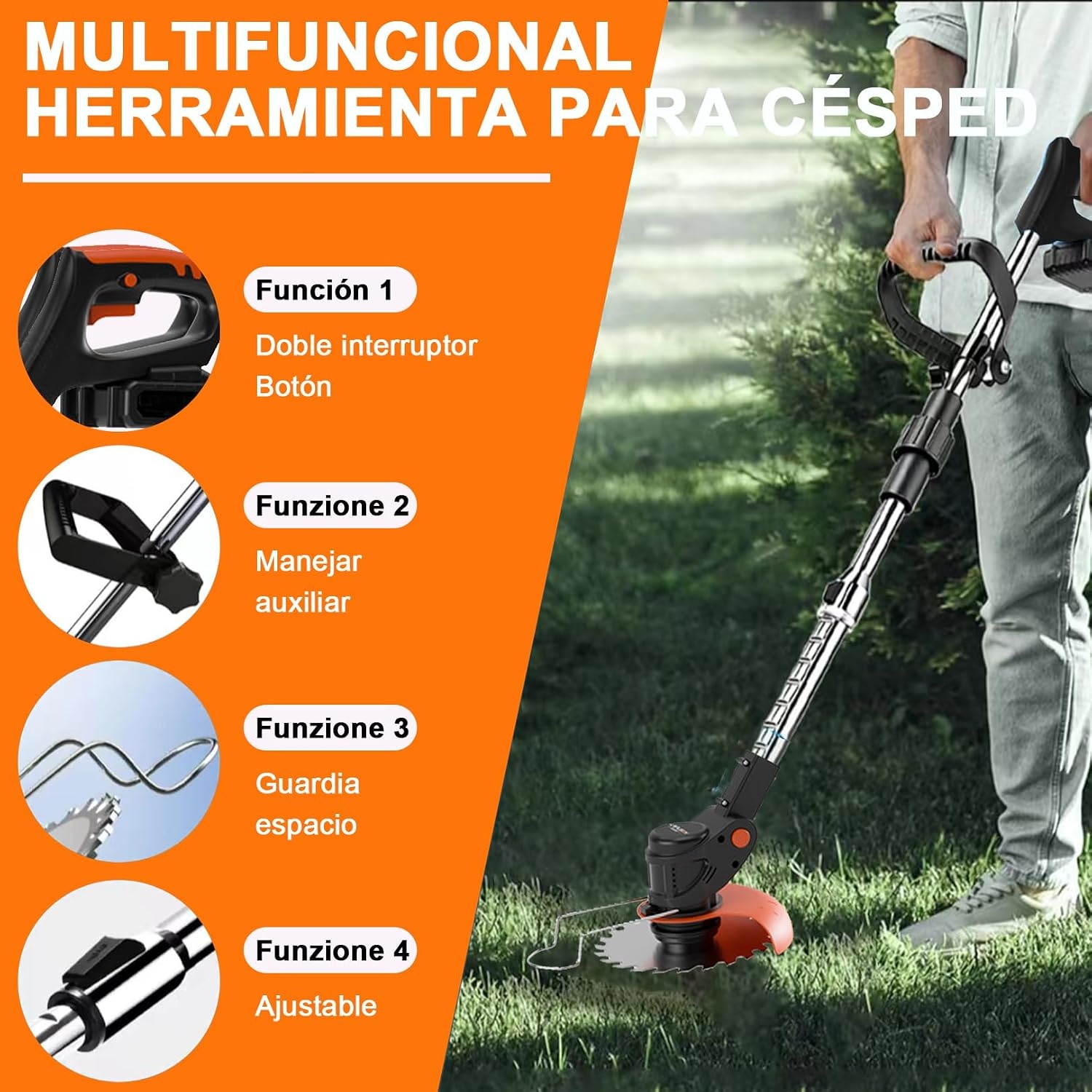Draadloze Grastrimmer 24V - 34% Korting