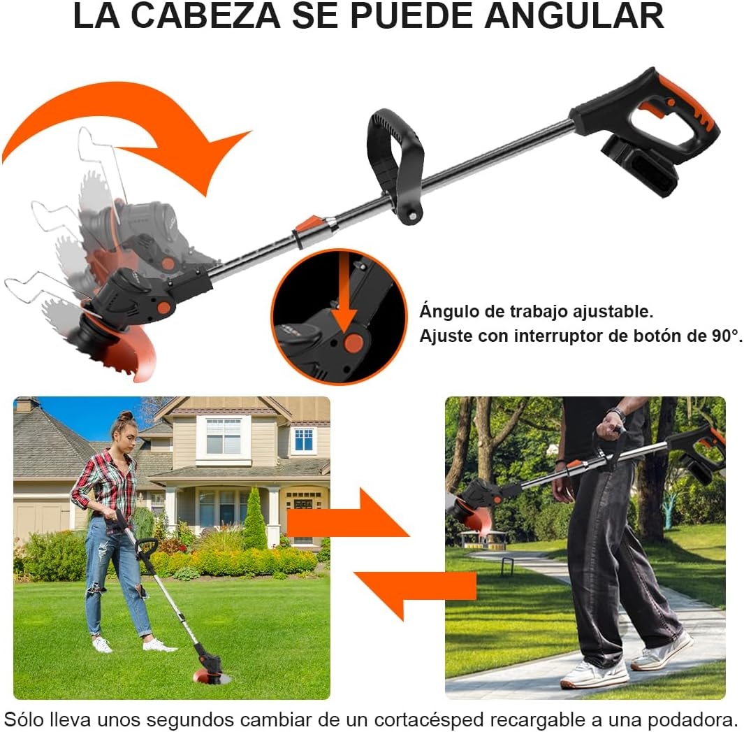 Draadloze Grastrimmer 24V - 34% Korting