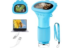 Digitale Kinder Microscoop 1000x Vergroting - Blauw (44% Korting)