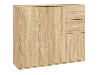 Dressoir Sonoma Eiken 91x29,5x75 cm - 54% Korting