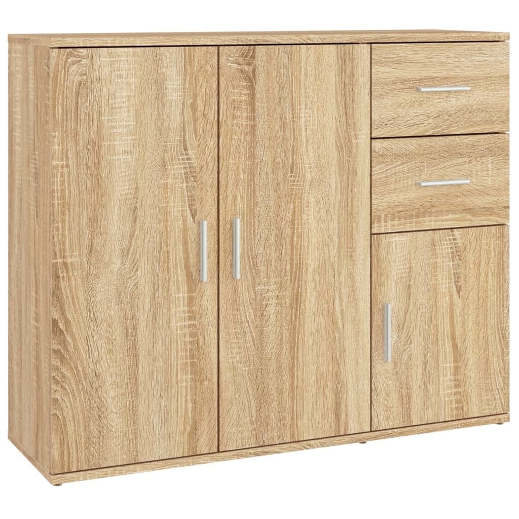 Dressoir Sonoma Eiken 91x29,5x75 cm - 54% Korting