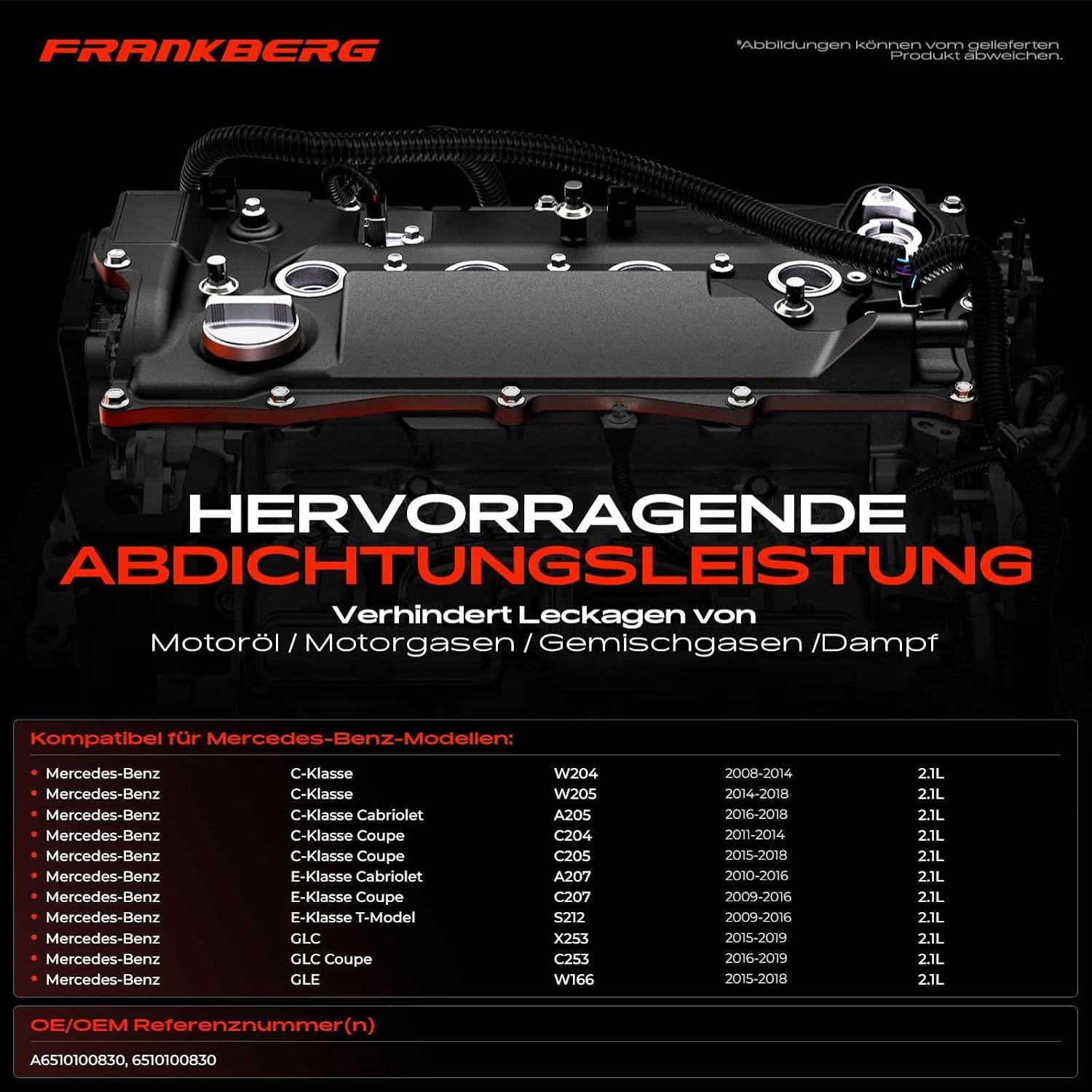 Ventieldeksel voor Mercedes C/E/CLS/GLC/GLE/GLK/S-klasse Diesel (61% korting)