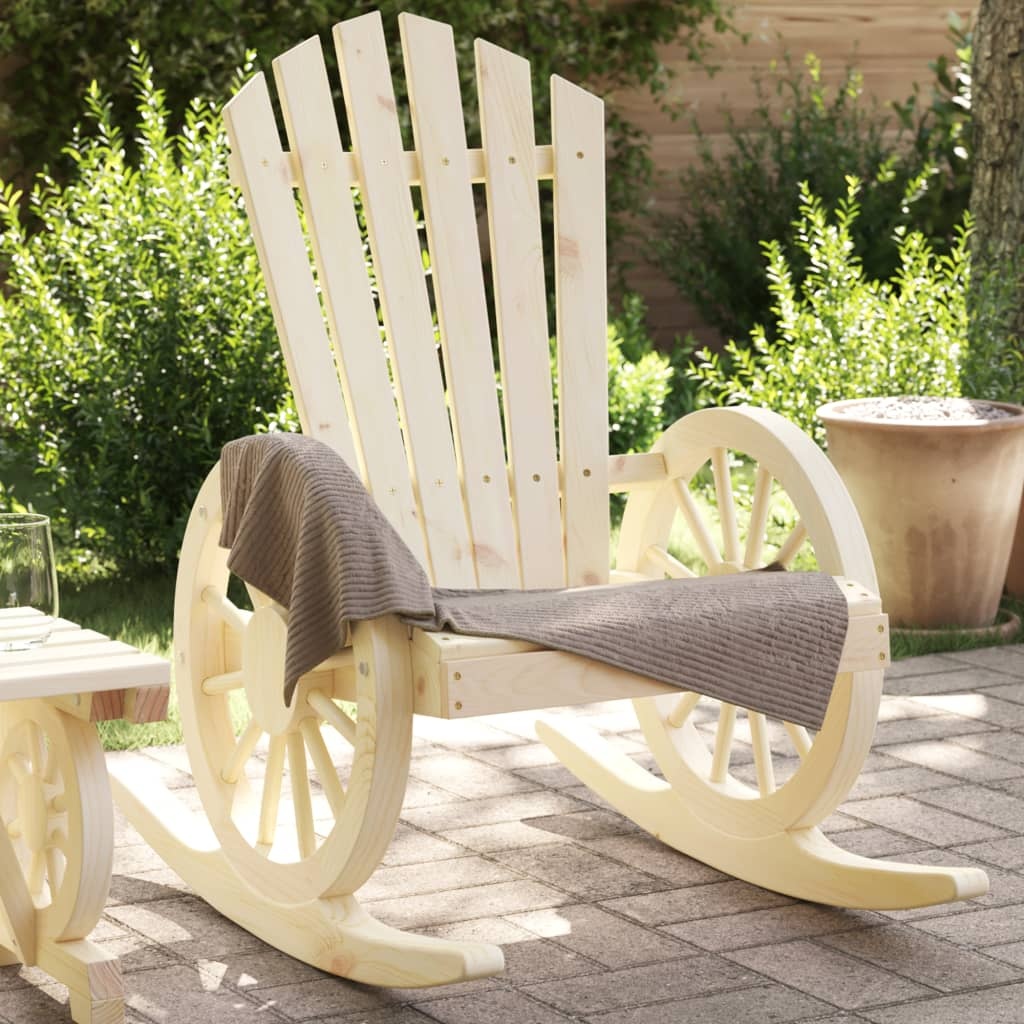 Adirondack Schommelstoel massief vurenhout - 35% Korting