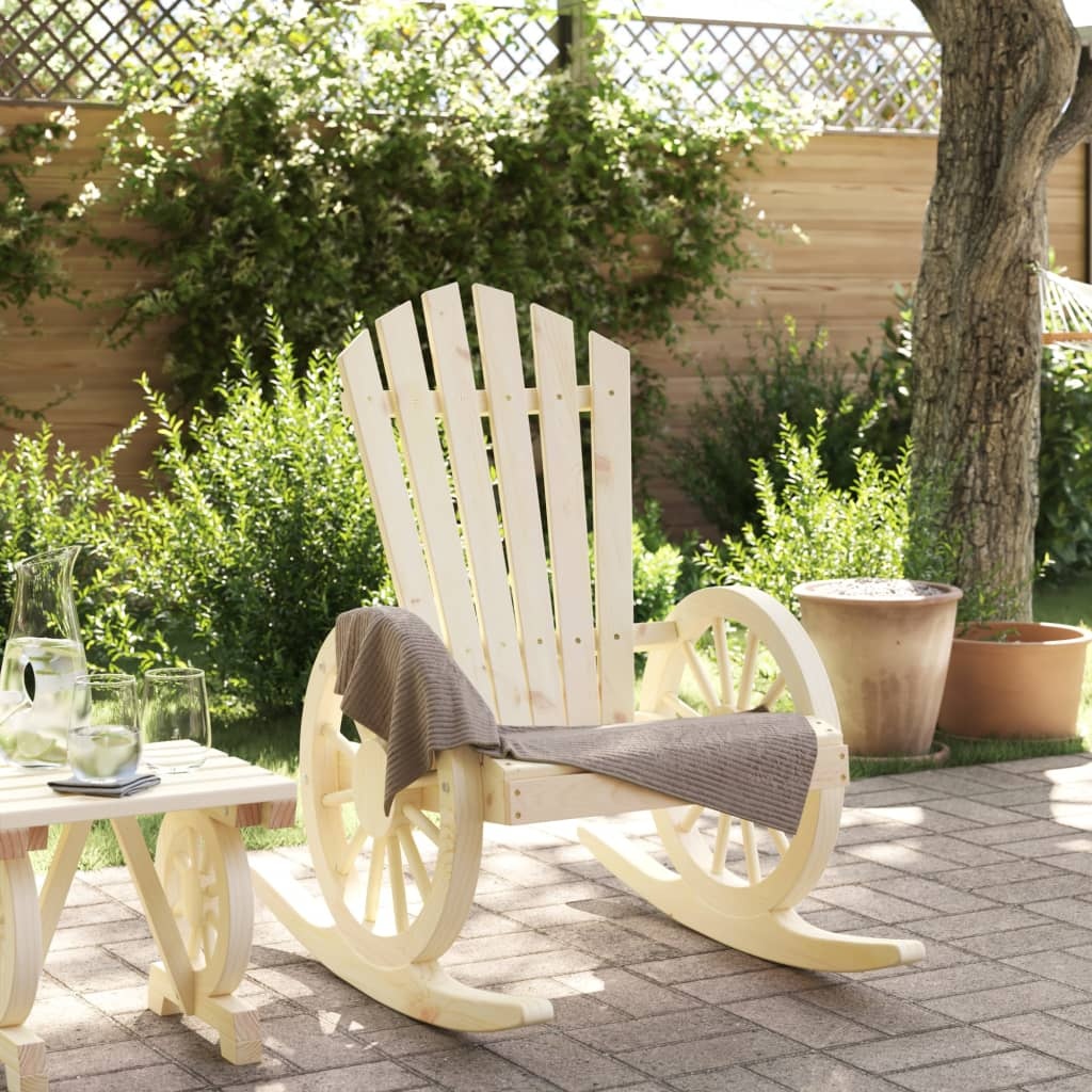 Adirondack Schommelstoel massief vurenhout - 35% Korting